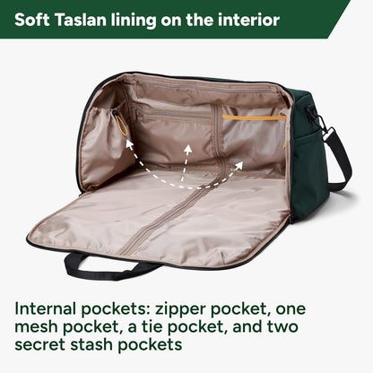 Convertible 2-in-1 Premium Garment Duffel Weekender Bag 45L | Wrinkle-