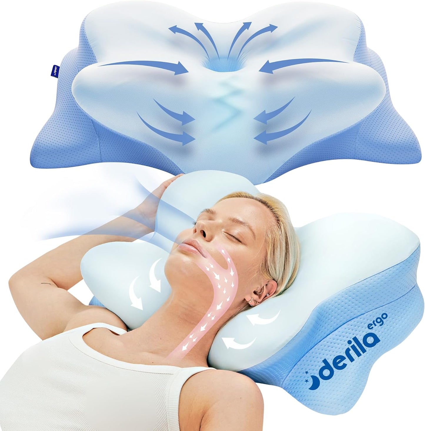 Ergo Cervical Neck Pillow