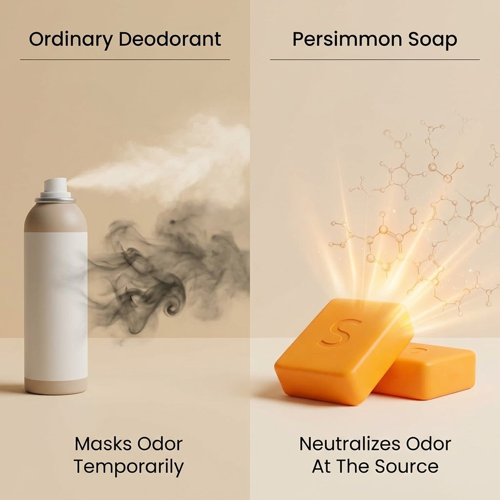 Deodorizing Persimmon soap