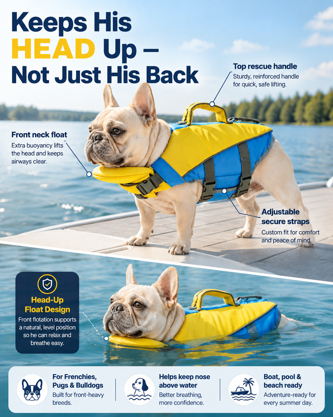 Dog life jacket