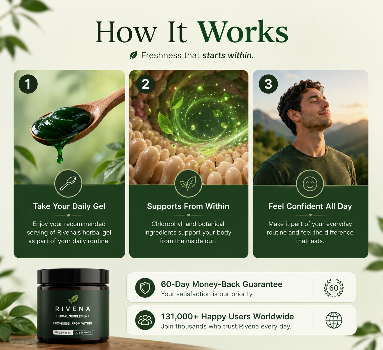 Anti-Bad Breath Herbal Gel Supplement