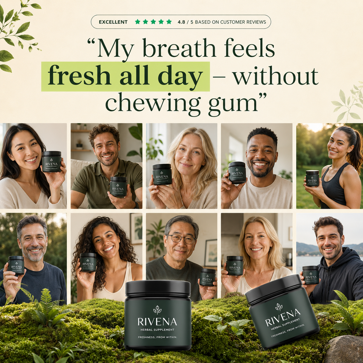 Anti-Bad Breath Herbal Gel Supplement