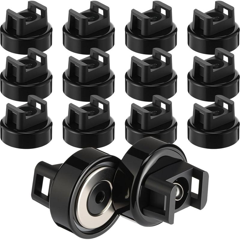 Heavy-Duty Magnetic Cable Tie Mounts, 22mm Magnet