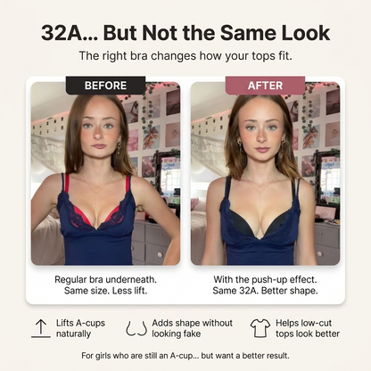 Drawstring Push-Up Bra